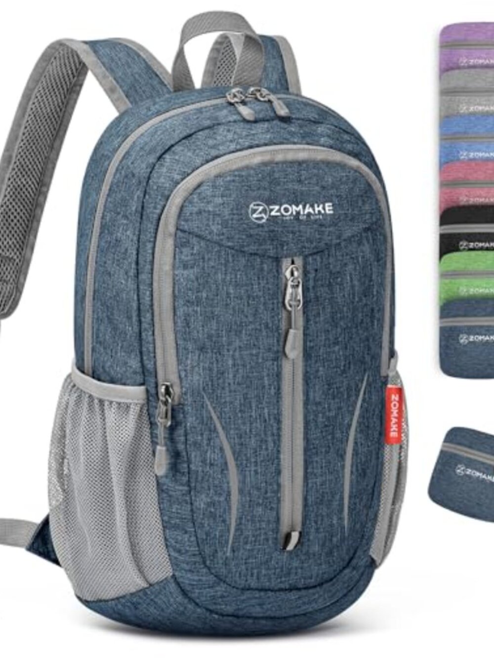 ZOMAKE Small Hiking Backpack 10L Lightweight Packable Travel Day Pack Nylon